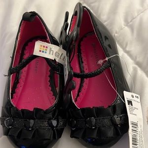 Healthtex Infant Girls Black Dress Shoes Size 4